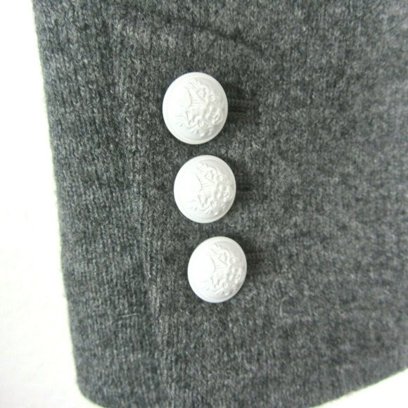 BANANA REPUBLIC Gray Italian Wool Blazer 6 Jacket - Picture 7 of 11